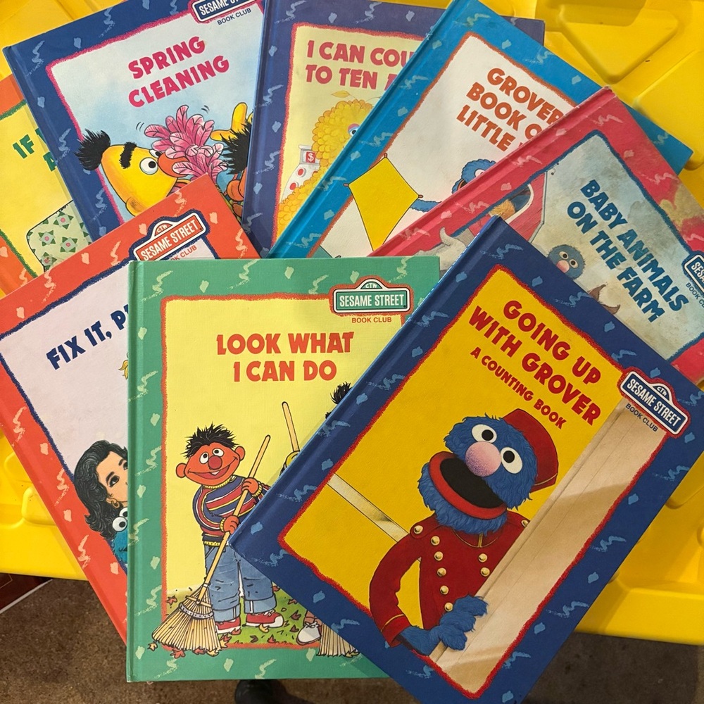 Sesame Street Blue and Yellow Learning Toys